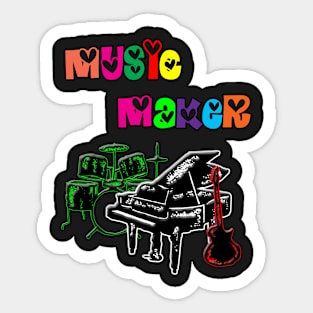 Music Maker Sticker